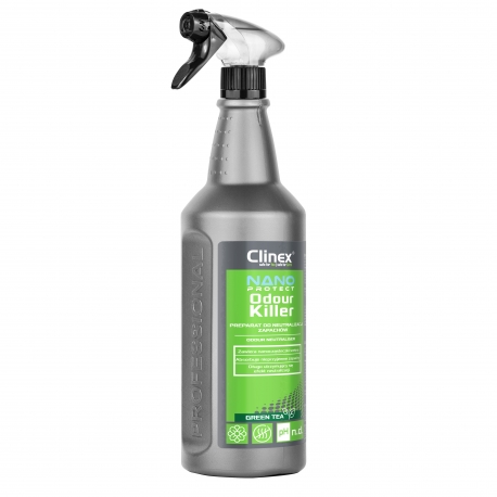 CLINEX NANO PROTECT SILVER ODOUR KILLER - GREEN TEA 1L