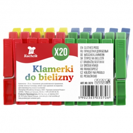 KLAMERKI KUCHCIK 20SZT