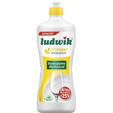 LUDWIK PŁYN DO NACZYŃ 900G CYTRYNA