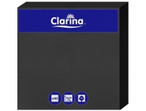 SERWETKA CLARINA 38X38 1/4 CZARNA PUNTA 40SZT