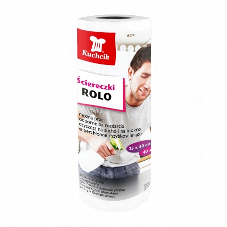 ŚCIERKA NA ROLCE KUCHCIK 40SZT