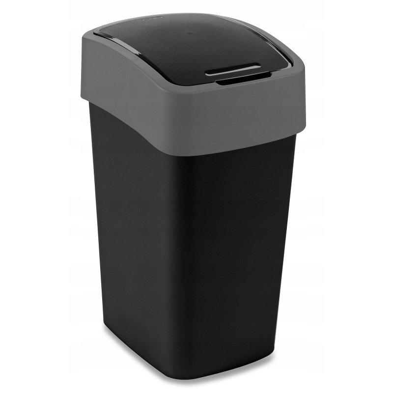 kosz-na-smieci-flip-bin-25l-curver-czarny-srebrny